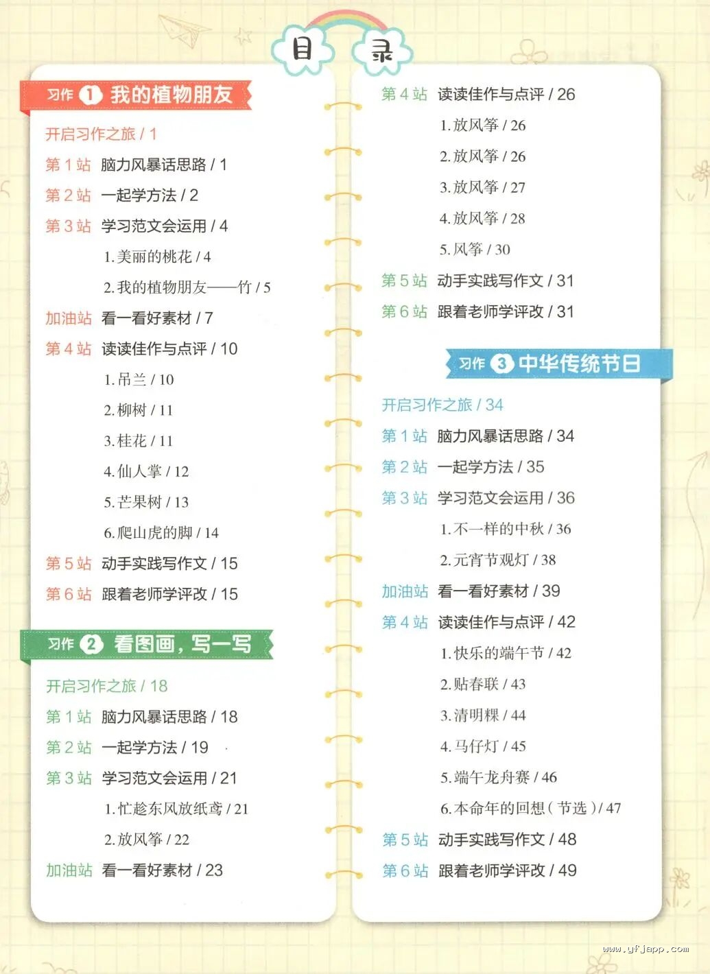 《核心素养教材同步作文》部编版语文3456年级下册