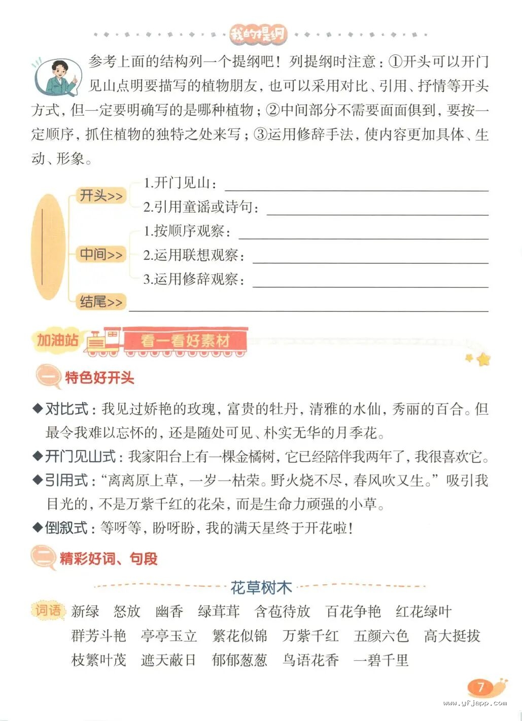 《核心素养教材同步作文》部编版语文3456年级下册